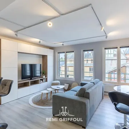 Les Armateurs Charming Gem In The Center Private Parking 2 Guest 公寓 翁弗勒尔